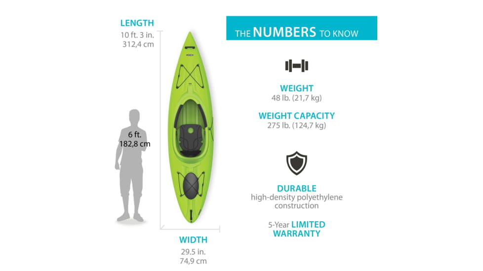 Lifetime Products Revel 103 Sit-Inside Kayak