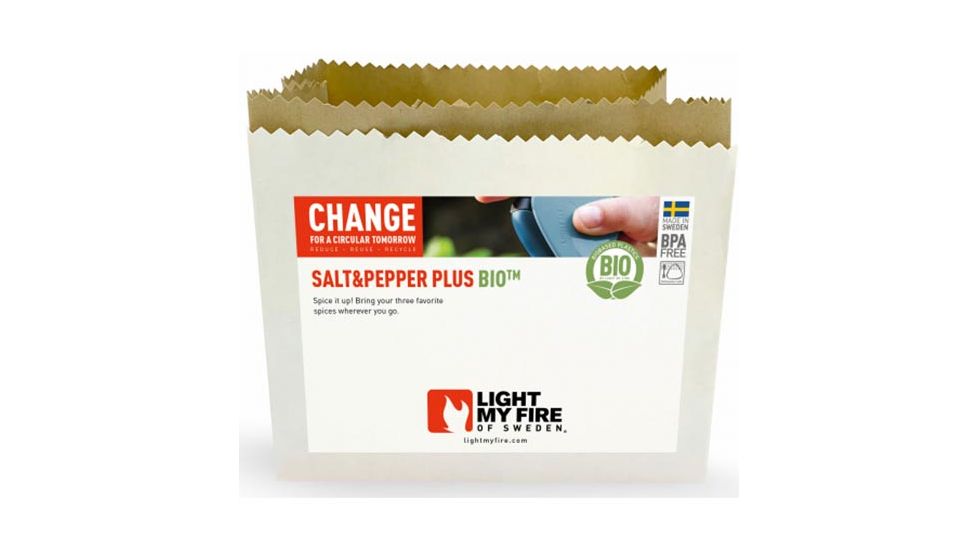 Light My Fire Salt&amp;Pepper Plus KraftBag, 16-Piece, Nature, LMF-2402711640