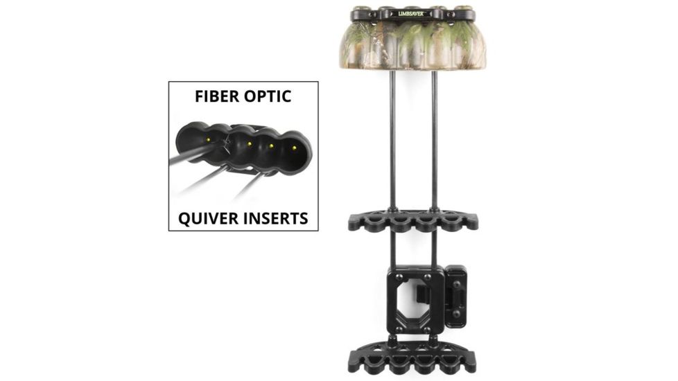 Limbsaver Silent Quiver 1 Pc w/Fiber Optic, Realtree Xtra Green 4246