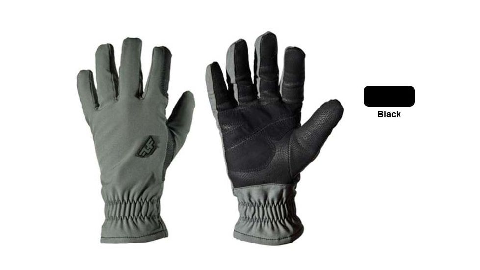 Line of Fire Double Down Unisex Glove, Black, Touch Screen, X-Large TS-DBD-BLK-XL