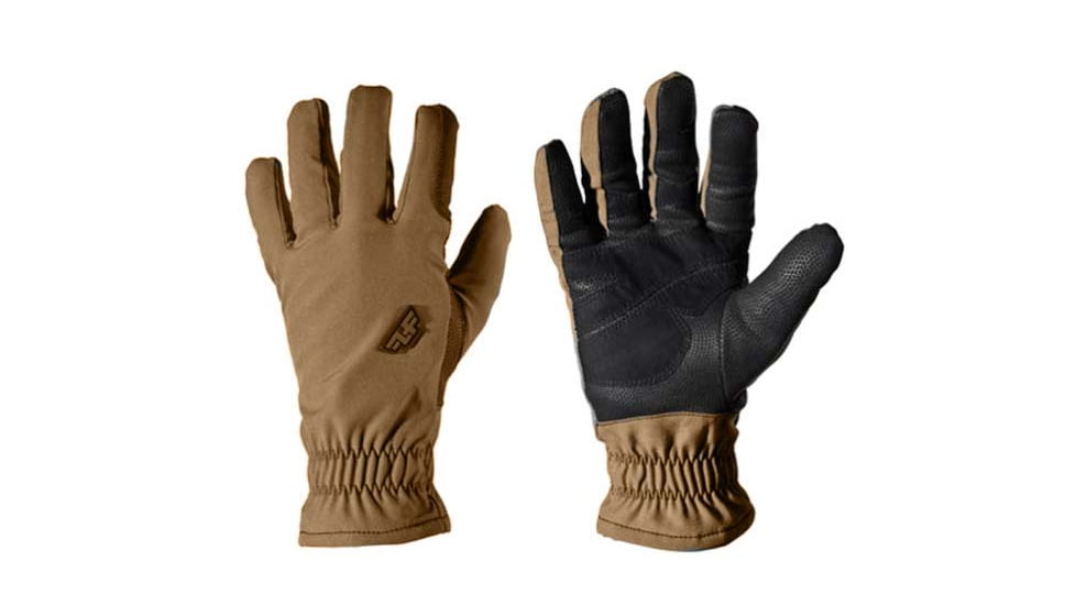 Line of Fire Double Down Unisex Glove, Coyote, Touch Screen, Small TS-DBD-CYT-SM
