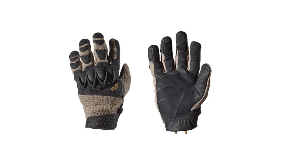 Line of Fire Hammer Unisex Glove, Coyote, Touch Screen, Small TS-HMR-BLK-SM
