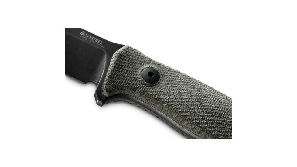 Lionsteel M5 Fixed Blade Green Micarta