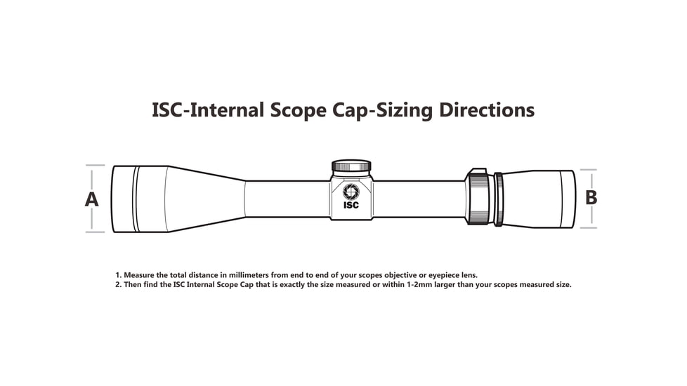 ISC Internal Scope Cap v2 Kit Adapter, 41mm, 44mm, 46mm, 51mm, Medium, 100-0035