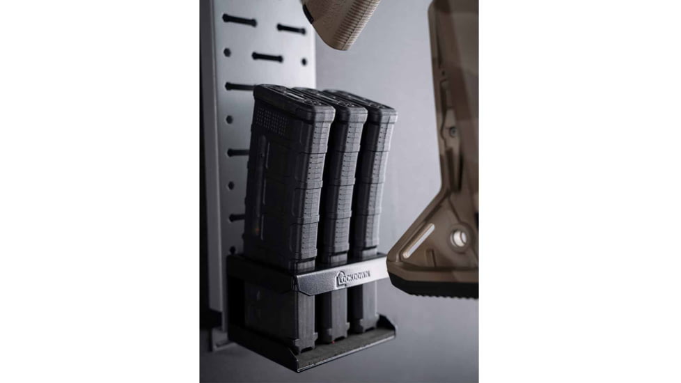 Lockdown SecureWall AR-15 Mag Rack, Black, 1204861