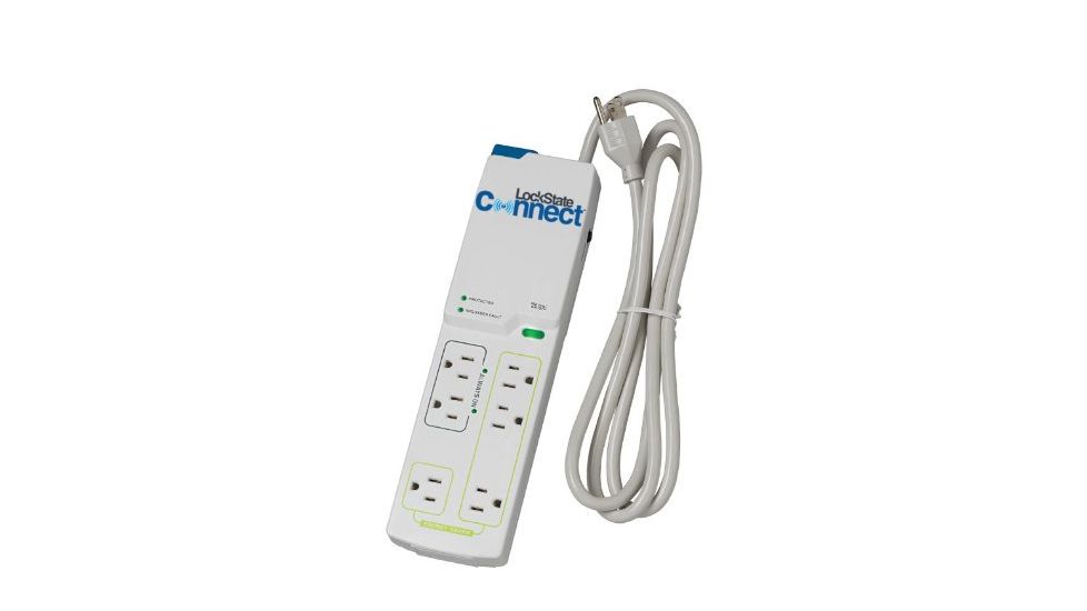 LockState LS-P100 WiFi Multi-Outlet Power Strip LS-P100