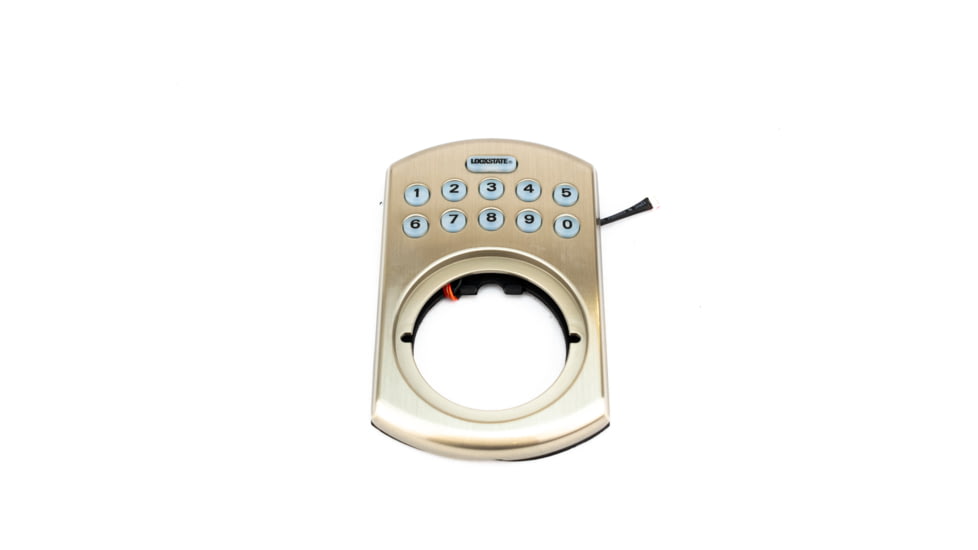 Lockstate RemoteLock 5i WiFi Electronic Lever Door Lock, Bolder Style, Satin Nickel, LS-L5i-SN-B