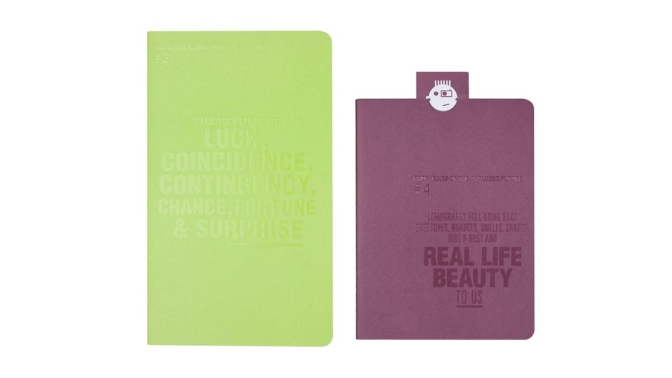 Lomography ChapBook - Set 4, green andbordeaux 223
