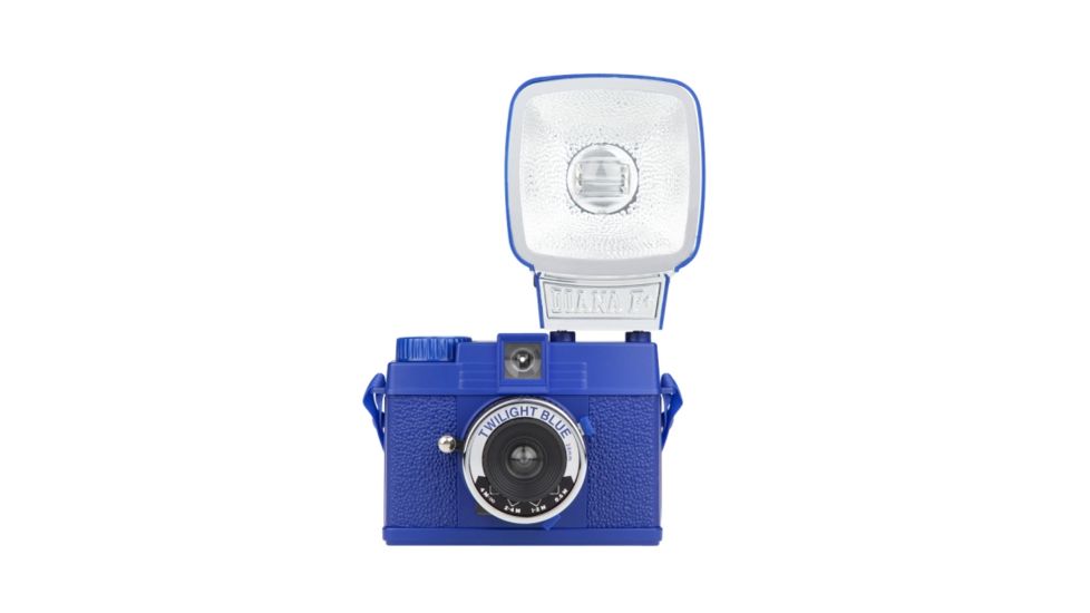 Lomography Diana Mini &amp; Flash Twilight Blue, Front 907