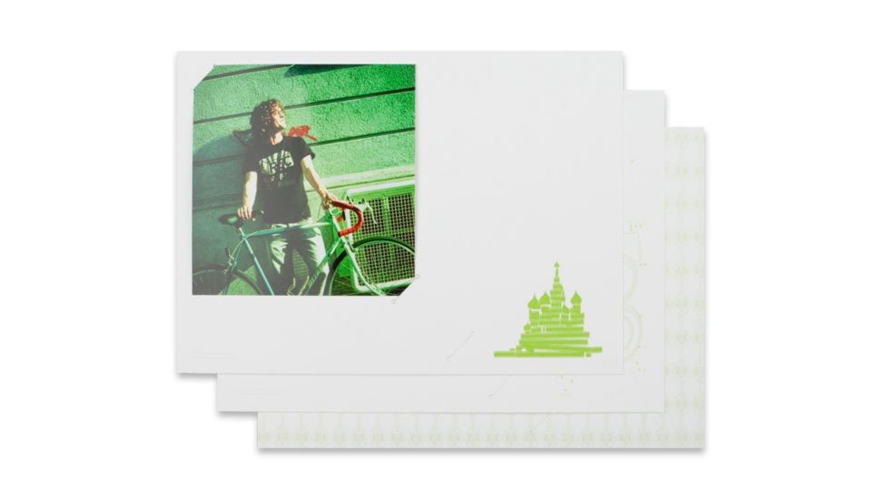 Lomography Freundschaftskarten - Square 1, green 237