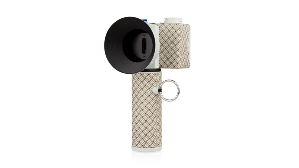Lomography Spinner 360° White Leather Edition, Quarter Left 917