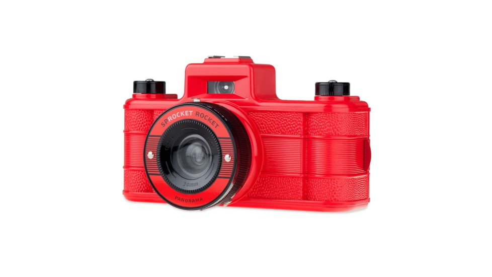 Lomography Sprocket Rocket, Red, Left 937