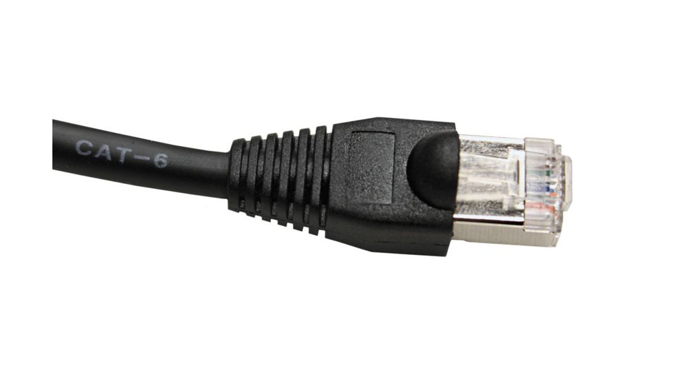 Lorex 100FT CAT-6 Outdoor Extension Cable, Black, 100ft, CBL100C6RXU