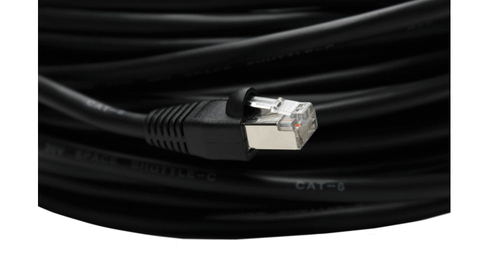 Lorex 100FT CAT-6 Outdoor Extension Cable, Black, 100ft, CBL100C6RXU