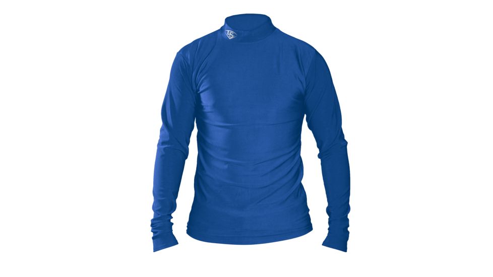 Louisville Slugger Adult Slugger Cold Weather Thermal Tech Long Sleeve Shirt,Royal,2XL LS1535-AXXL-RY