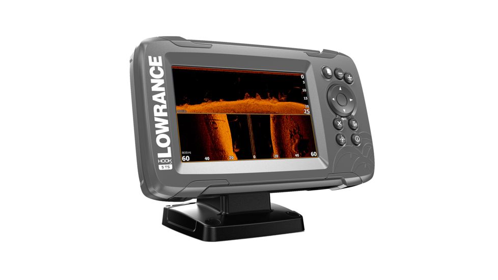 Lowrance 5" Chartplotter/Fishfinder TripleShot Transom Mount Transducer w/Built-In US Inland Charts HOOK²-5 67556