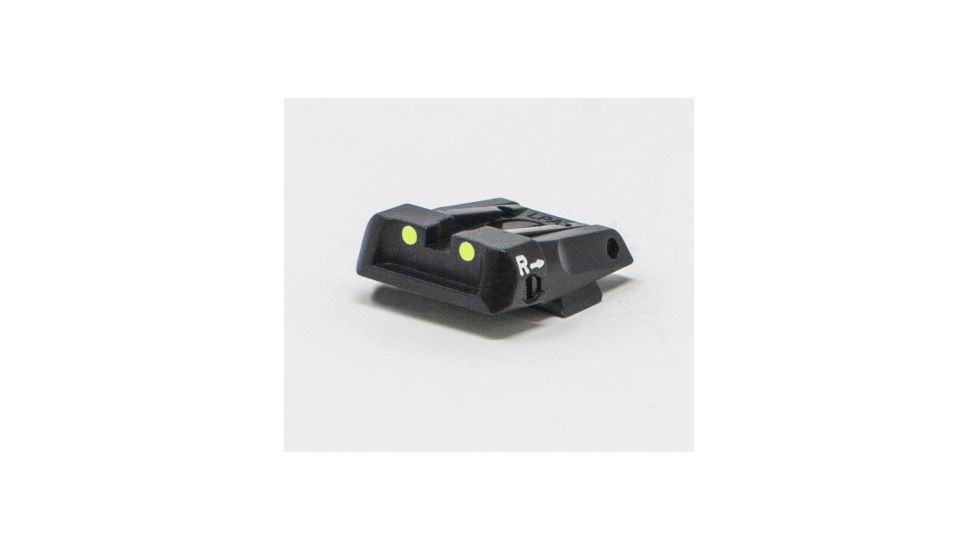 LPA SPL Fully Adjustable Luminova Night Sight Set For Glock 17-41, Black, SPL16GL