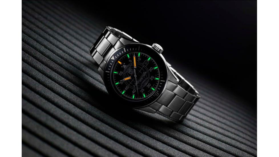 Luminox Constellation Automatic 9600 Series Watch, Black/Silver, 42mm, XA.9601.M
