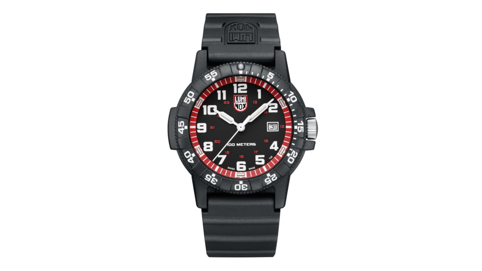 Luminox Leatherback Sea Turtle Giant Outdoor Watch, Black/red - XS0335
