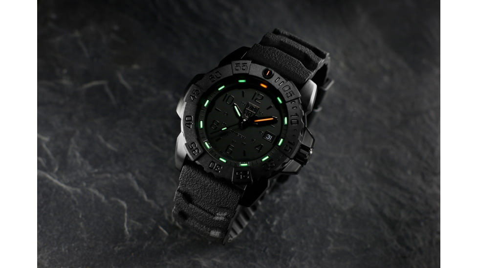 Luminox Navy Seal Steel Watches, Black/White/Black, 45 mm, 3251