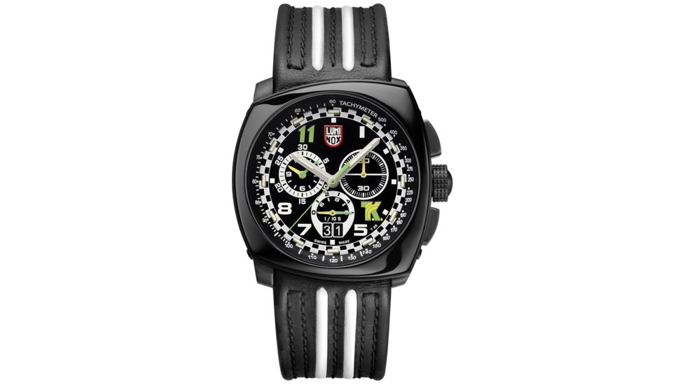 LUMINOX Tony Kanaan Chronograph Watch, Black/Black, 44mm A.1142