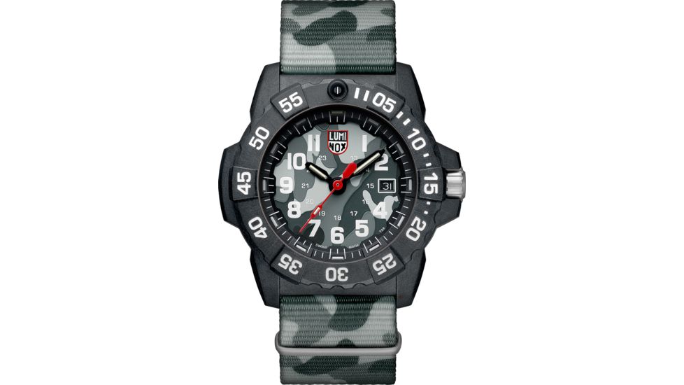 Luminox Trident Watches, Gray/Camo/Black, 45 mm, 3507.PH.L