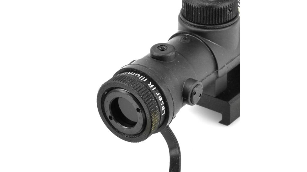 Luna Optics Extended Range IR Laser Illuminator,785nm w/Weaver/Picatinny Rail Adapter,Black LN-ELIR-3