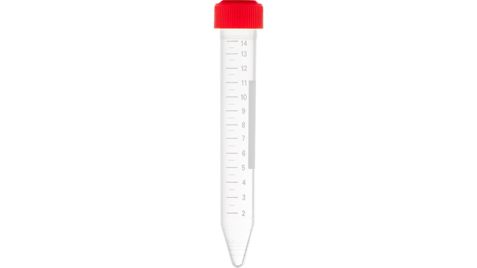 LW Scientific 15ml Test Tubes w/Red cap, 500 per case, CNT-15PP-PCN7