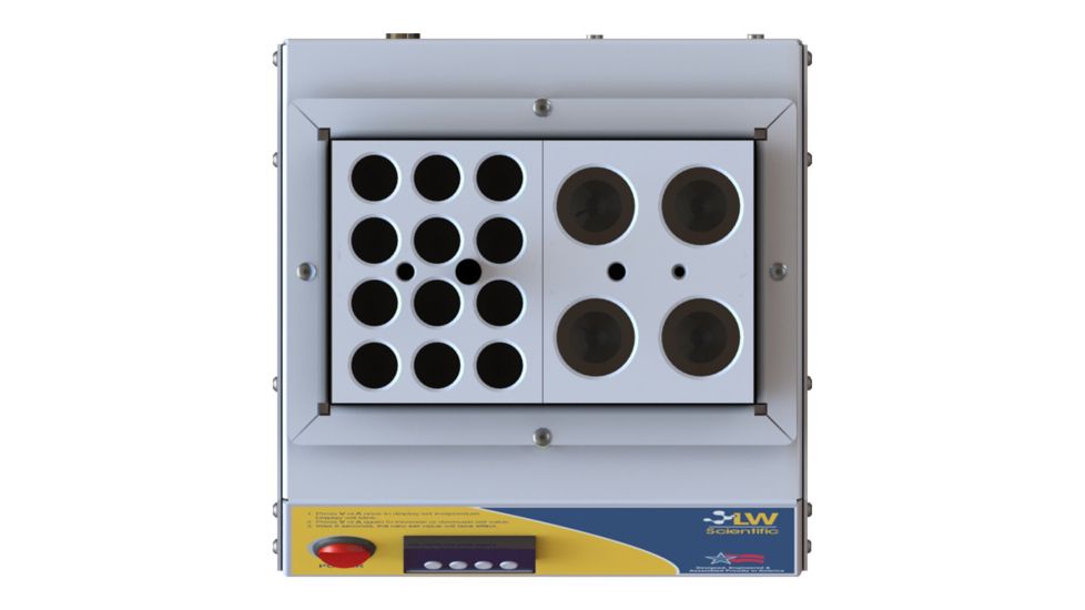 LW Scientific USA Dry Bath Incubator with Two 12 x 15ml Blocks Digital, CREAM DBL-24PL-15DP