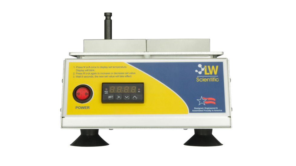 LW Scientific USA Dry Bath Incubator with Two 4 x 50ml Blocks Digital, CREAM DBL-08PL-50DP