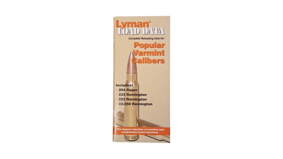 Lyman Load Data Book for 20, 22 Cal 9780008