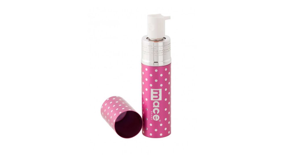 Mace Exquisite Purse Pepper Spray, Pink Polka Dots MSI80454