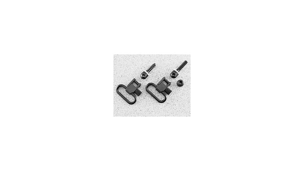 Uncle Mike's Machine screw type qd swivel set with 1 1/4'' loops