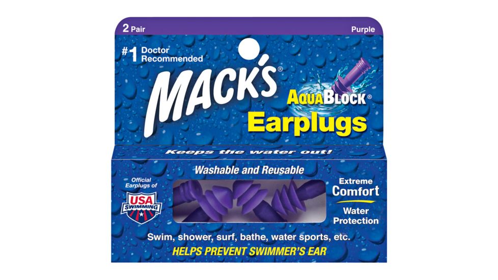 Mack's  Aquablock Earplugs 2pr 12