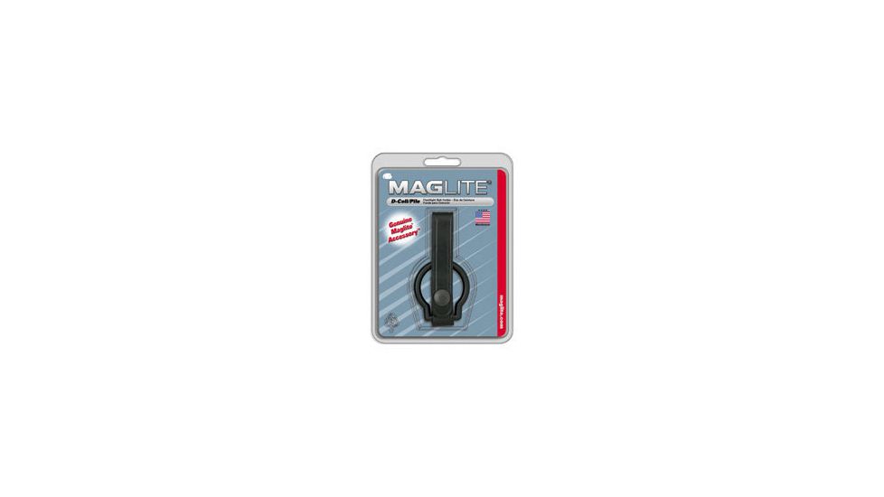 Mag ASXD046 Plain Leather Black Belt Holster for MagLite C-Cell Flashlight