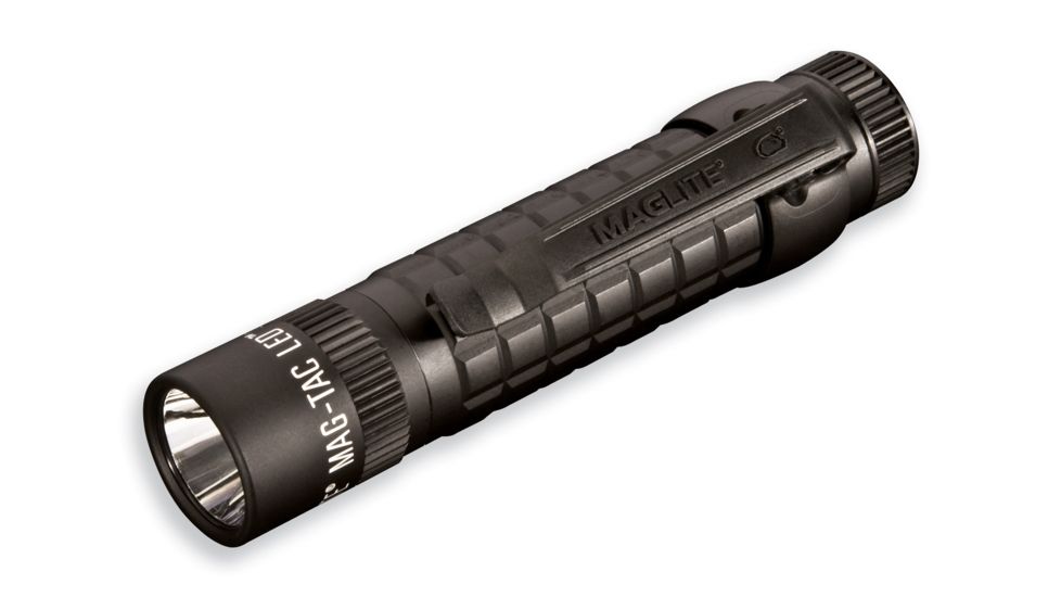 MagLite Mag-Tac Flashlight - Plain Bezel, Matte Black