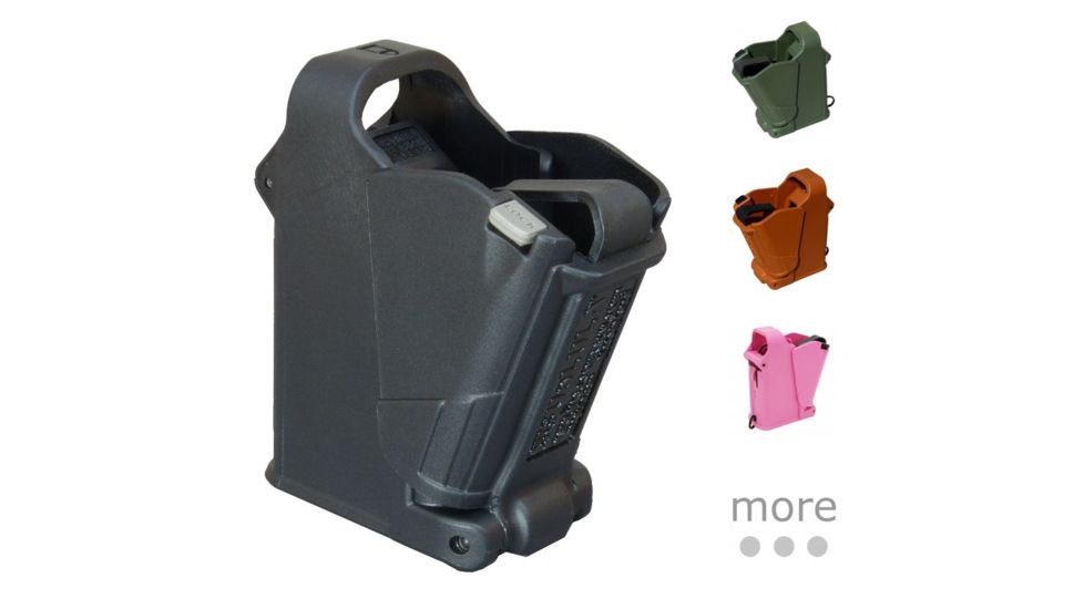 Maglula UpLULA Universal Pistol Magazine Speed Loader, Black, Dark Green, Orange Brown, Pink, Purple, Yellow