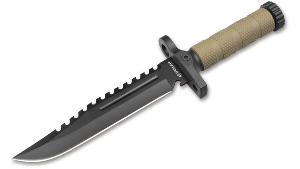 Magnum M-Spec Survival Fixed Blade Knife, 7.87in, 7Cr17MoV, FRN Olive Handle, 02SC005