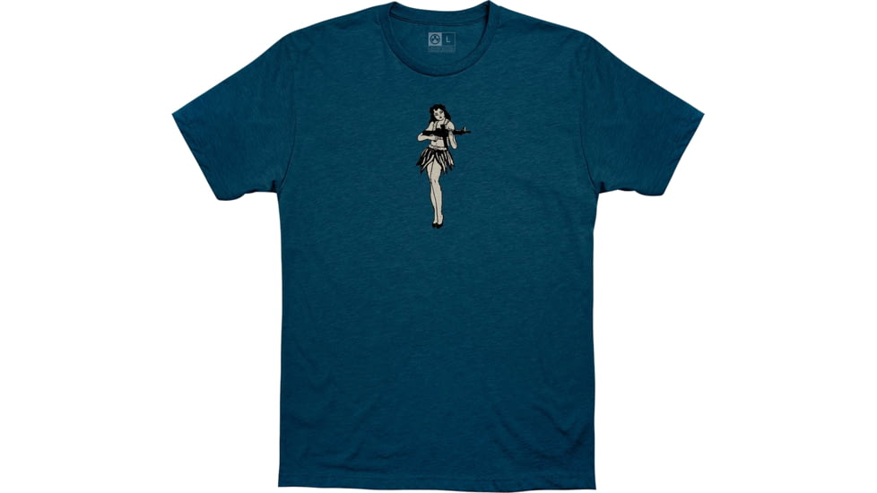 Magpul Hula Girl CVC T-Shirt - Men's, Blue Stone Heather, 2XL, MAG1117-425-2X