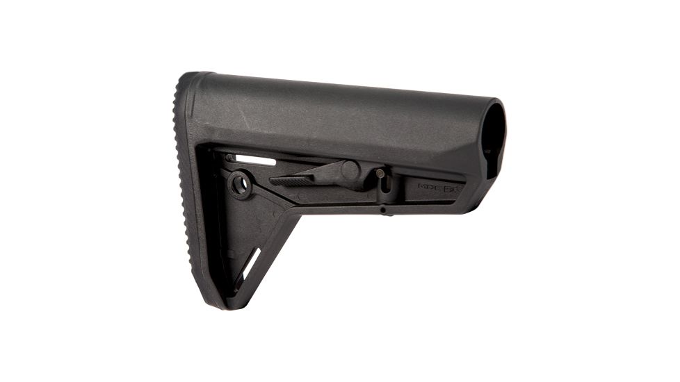 Magpul Industries MOE Slim Line Carbine Stock, Fits AR-15/M4, Mil-Spec, Black MPIMAG347-BLK