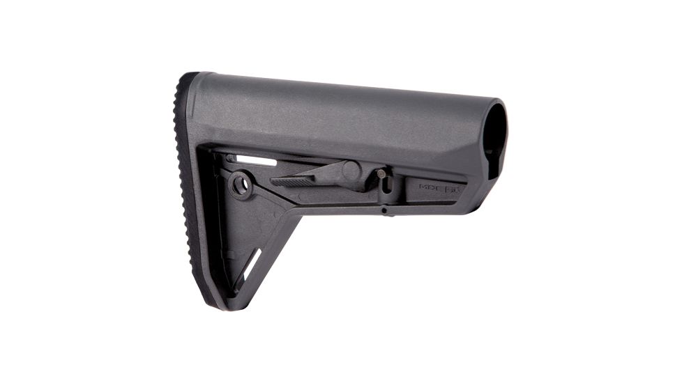 Magpul Industries MOE Slim Line Carbine Stock, Fits AR-15/M4, Mil-Spec, Grey MPIMAG347-GRY