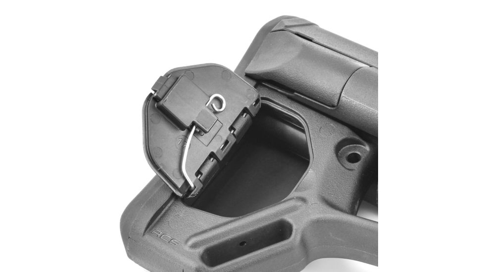 Magpul Industries ACS Rifle Stock w/Storage, Fits AR-15/M-16, Mil-Spec, Black, MPIMAG370BLK