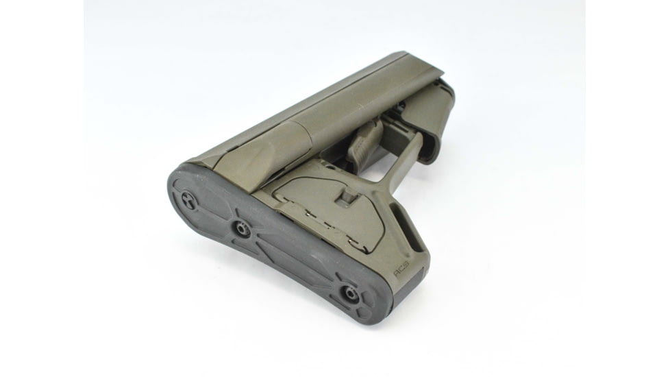 Magpul Industries ACS Rifle Stock w/Storage, Fits AR-15/M-16, Mil-Spec, OD Green, MPIMAG370OD