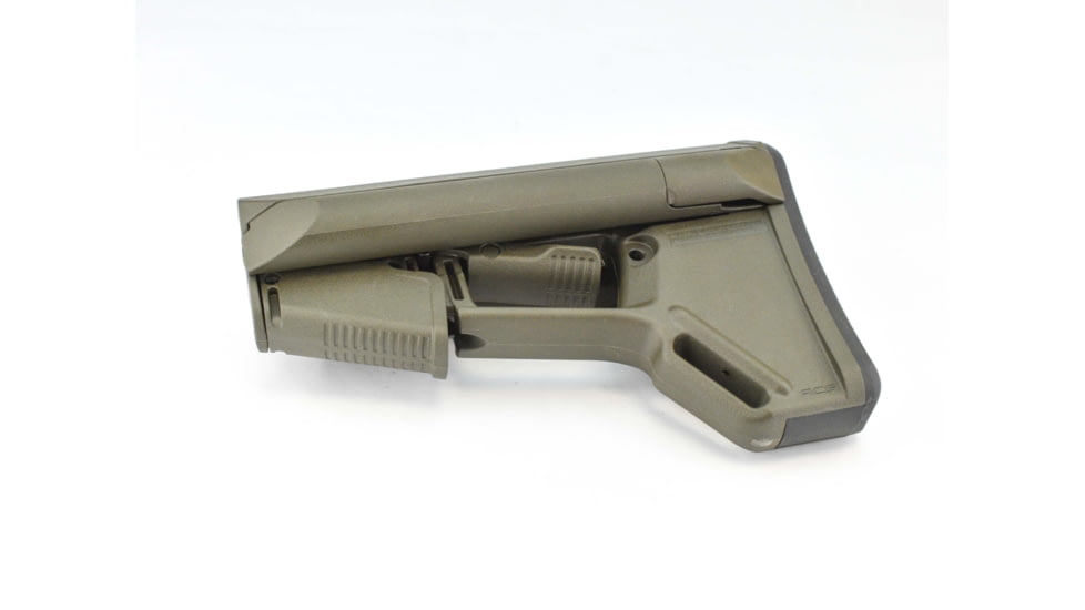 Magpul Industries ACS Rifle Stock w/Storage, Fits AR-15/M-16, Mil-Spec, OD Green, MPIMAG370OD