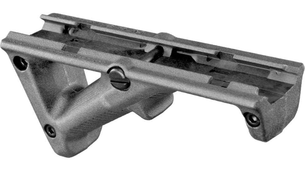 Magpul Industries Angled Foregrip Grip, Fits Picatinny, Grey, MAG414GRY