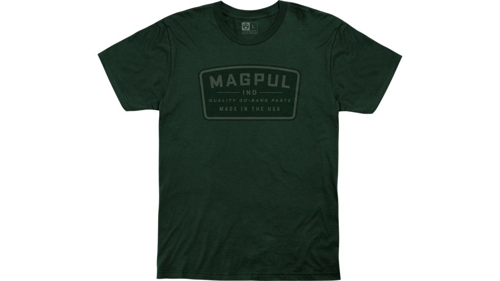 Magpul Industries Go Bang Parts Cotton T-Shirt, Forest Green, 3XL, MAG1111-301-3XL