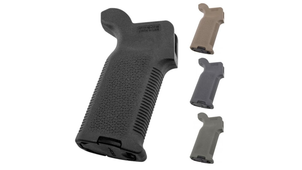 Magpul Industries MOE K2 Gun Grip, Black, Flat Dark Earth, Gray, OD