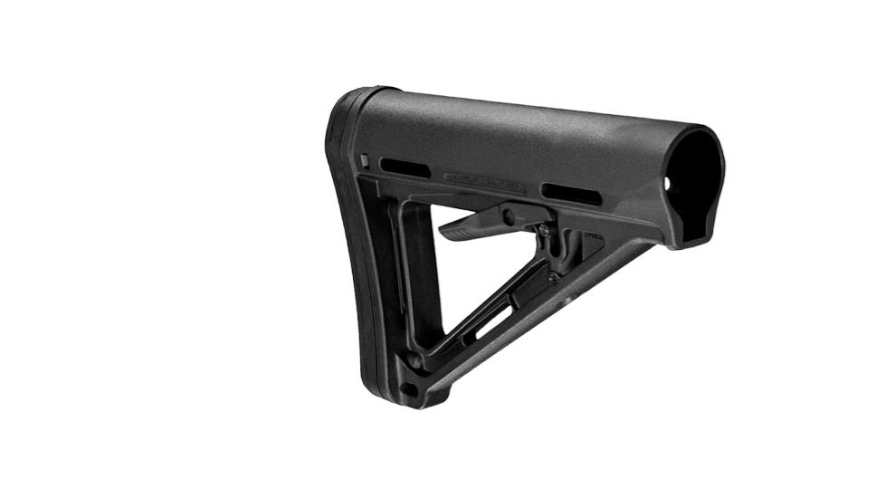 Magpul Industries MOE Rifle Stock, Fits AR-15/M-16, Commercial-Spec, Black MPIMAG401BLK
