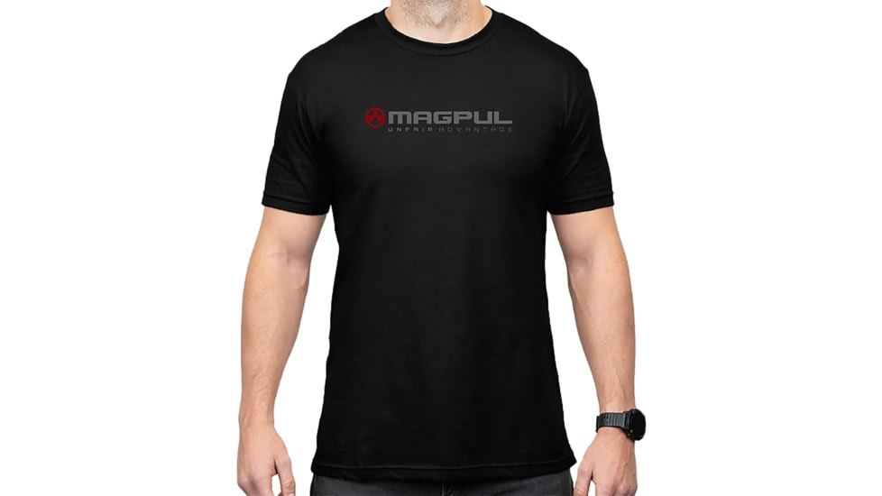 Magpul Industries Unfair Advatange Graphic T-Shirts - Men's, Black Cotton/Polyester Short Sleeve, Small, MAG1399-001-S