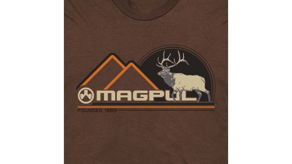 Magpul Industries Wapiti Short Sleeve Shirt - Mens, Brown Heather, Small, MAG1234-203-S